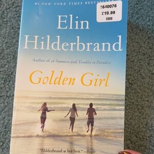 Barnes & Noble Blue Gradient "Golden Girl" Paperback Cover